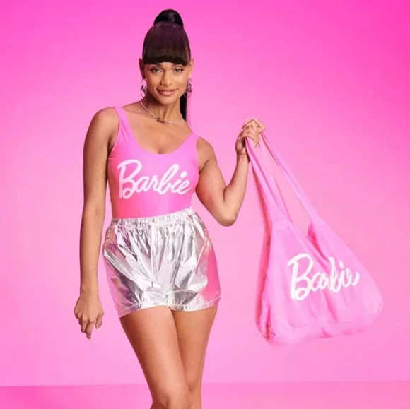 Neon Pink Barbie Tote Bag - Picture 12 of 13